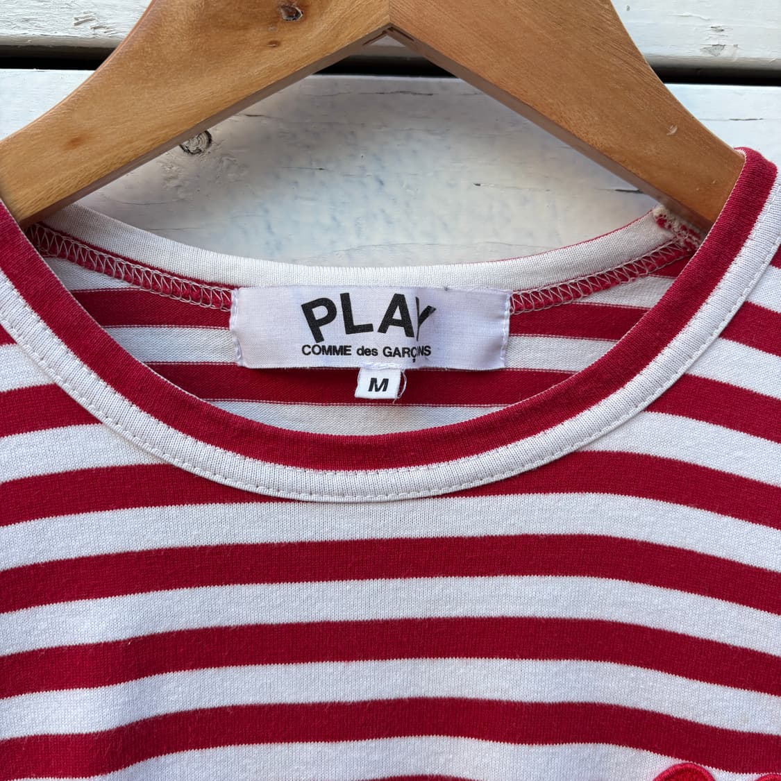 Comme des Garcons 꼼데가르송 스트라이프 롱슬리브 티셔츠 상품이미지3