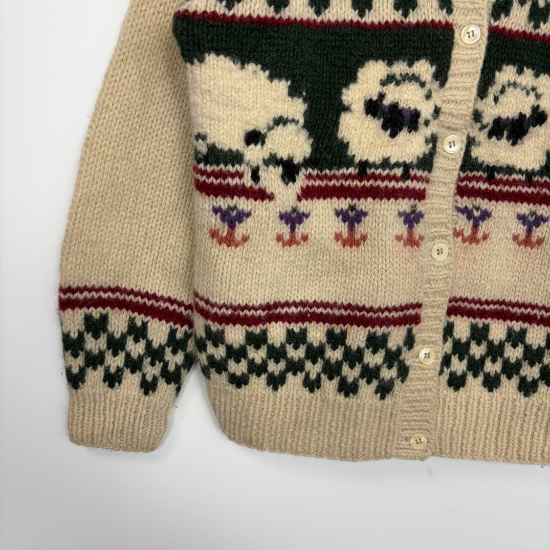 울리치 패턴 니트 가디건 상품이미지4