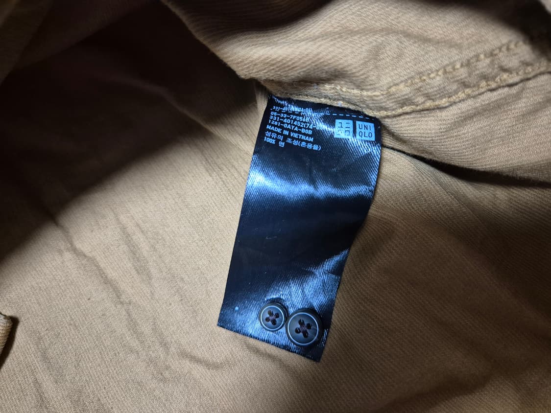 유니클로 남성 코듀로이 셔츠 XL 상품이미지7