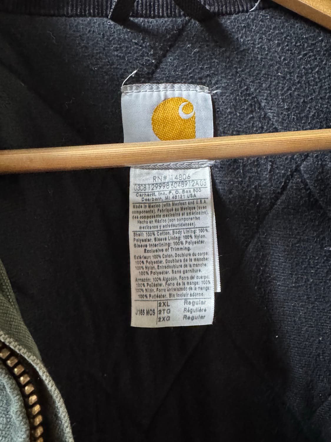 칼하트 산타페자켓 모스그린 XL 상품이미지3