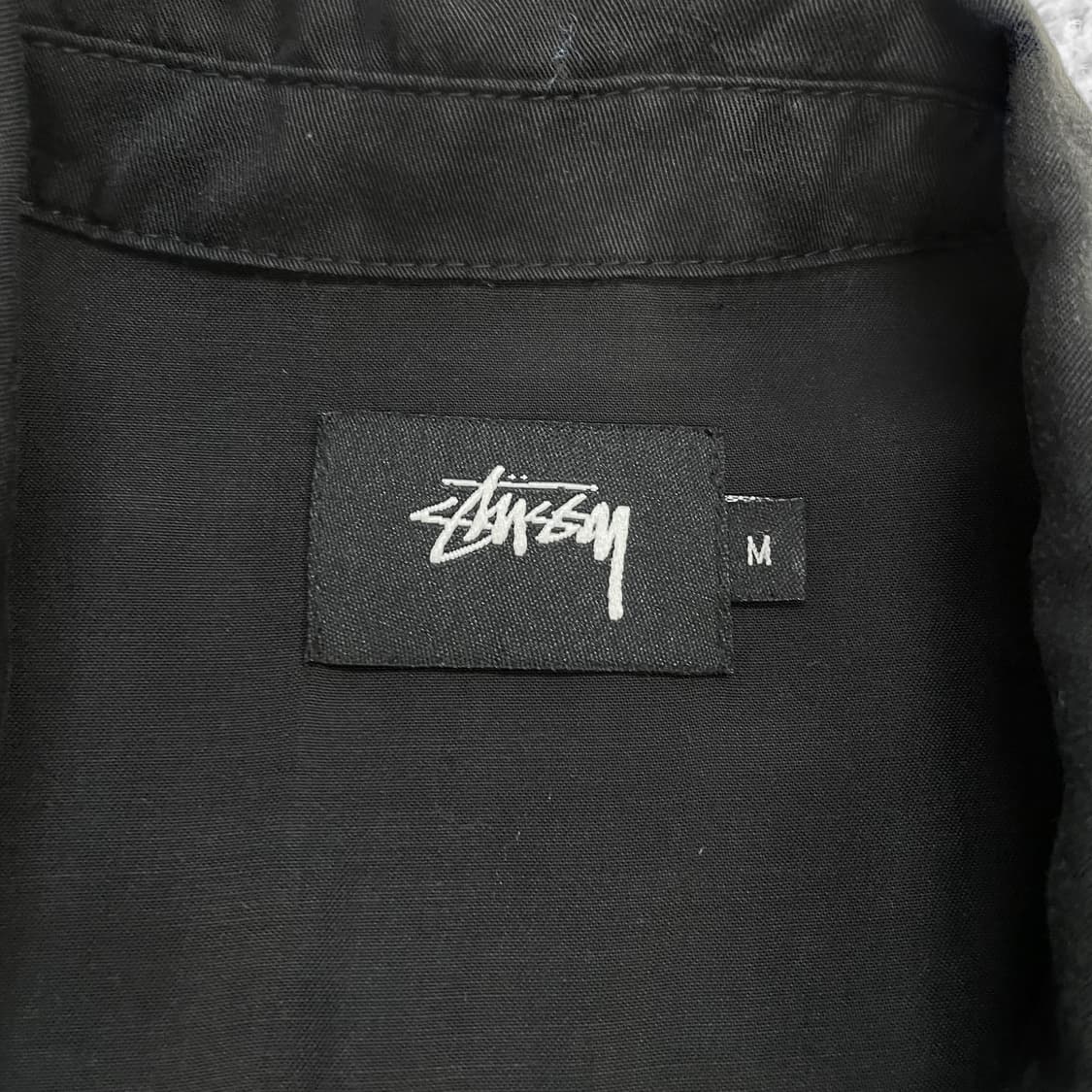 스투시 Stussy 베케이션 린넨 반팔 셔츠 블랙 상품이미지6