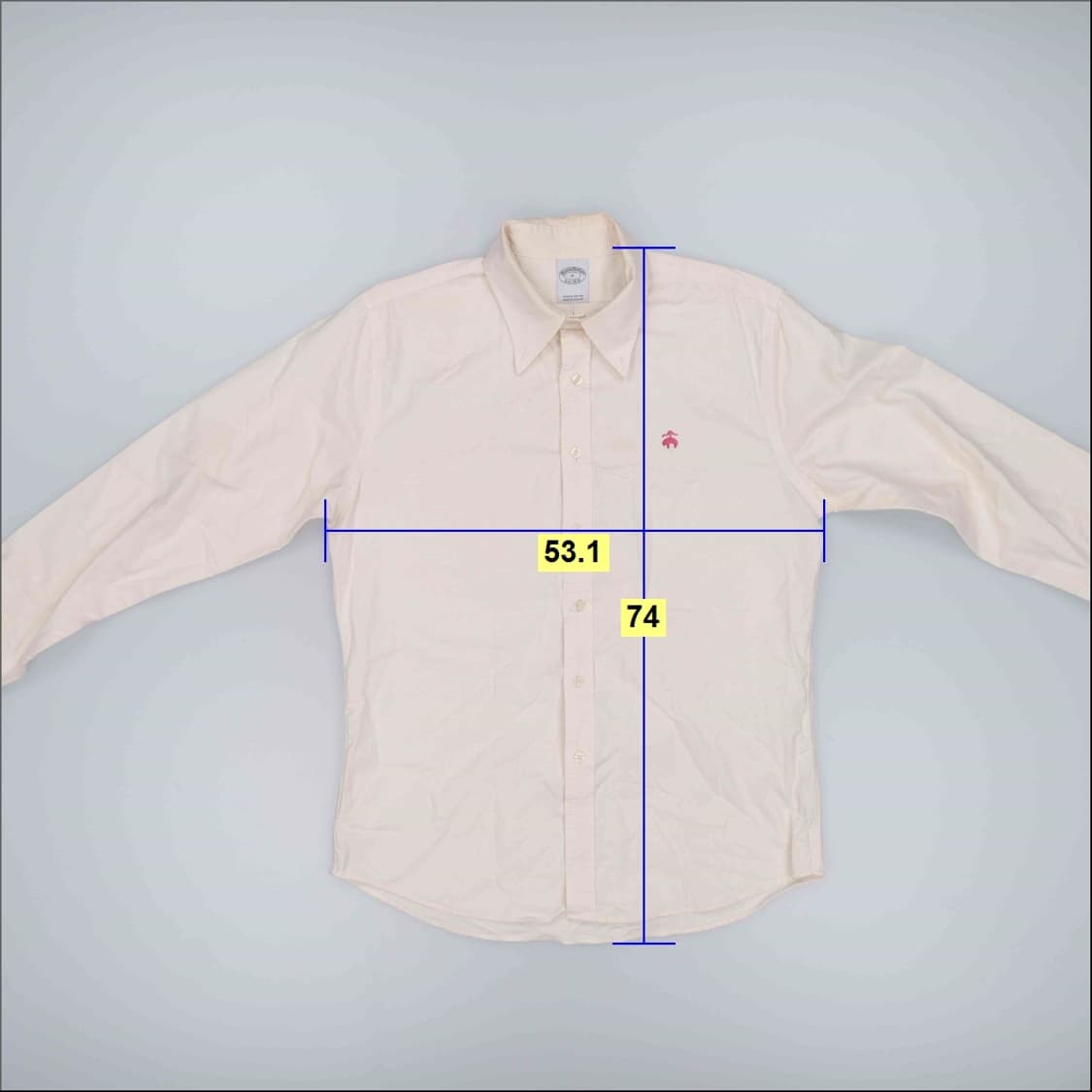M 브룩스브라더스 화이트 셔츠 0209H1 상품이미지5