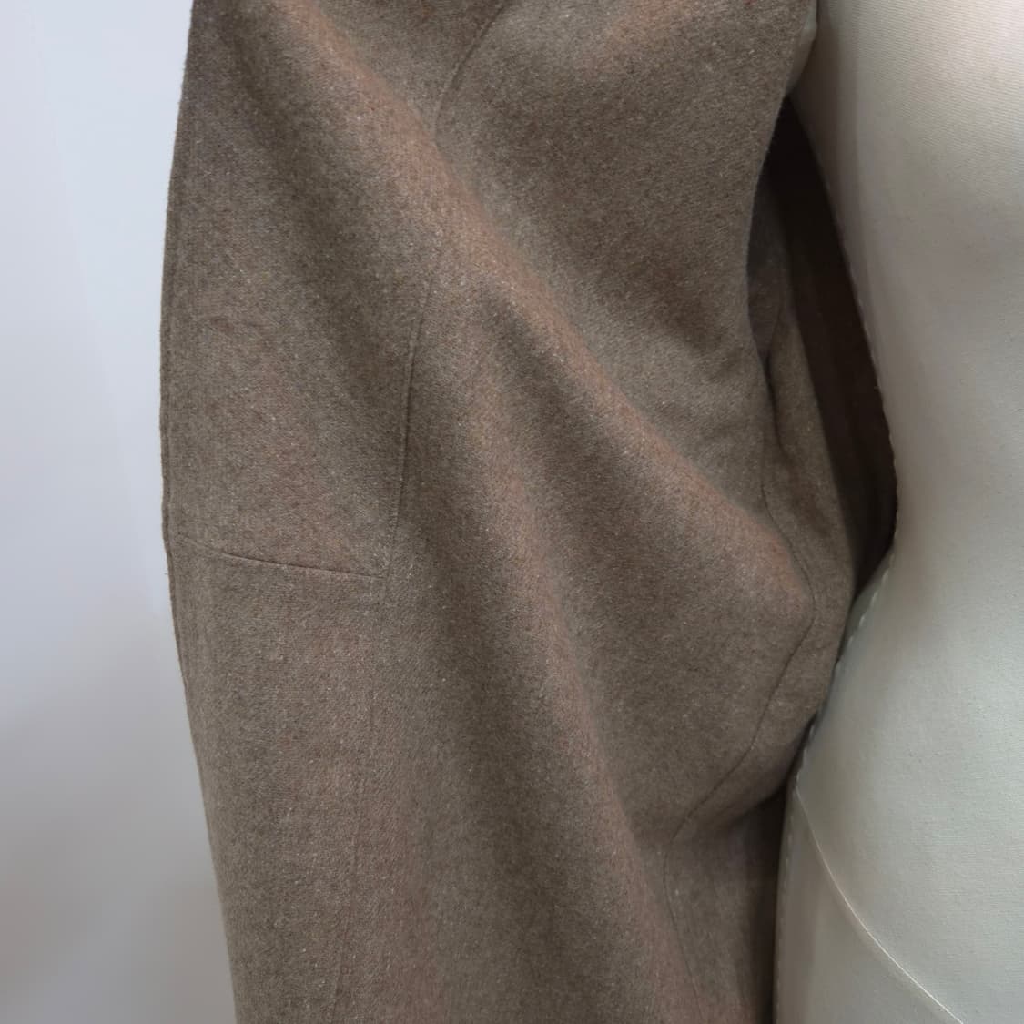 울혼방 탈부착 안감 벨트코트 롱코트 상품이미지7