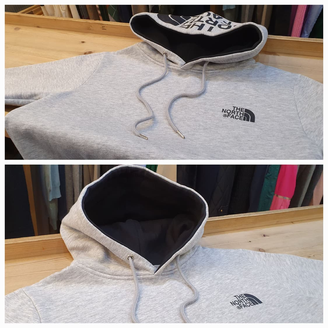 77.노스페이스 기모 후드티 상품이미지3