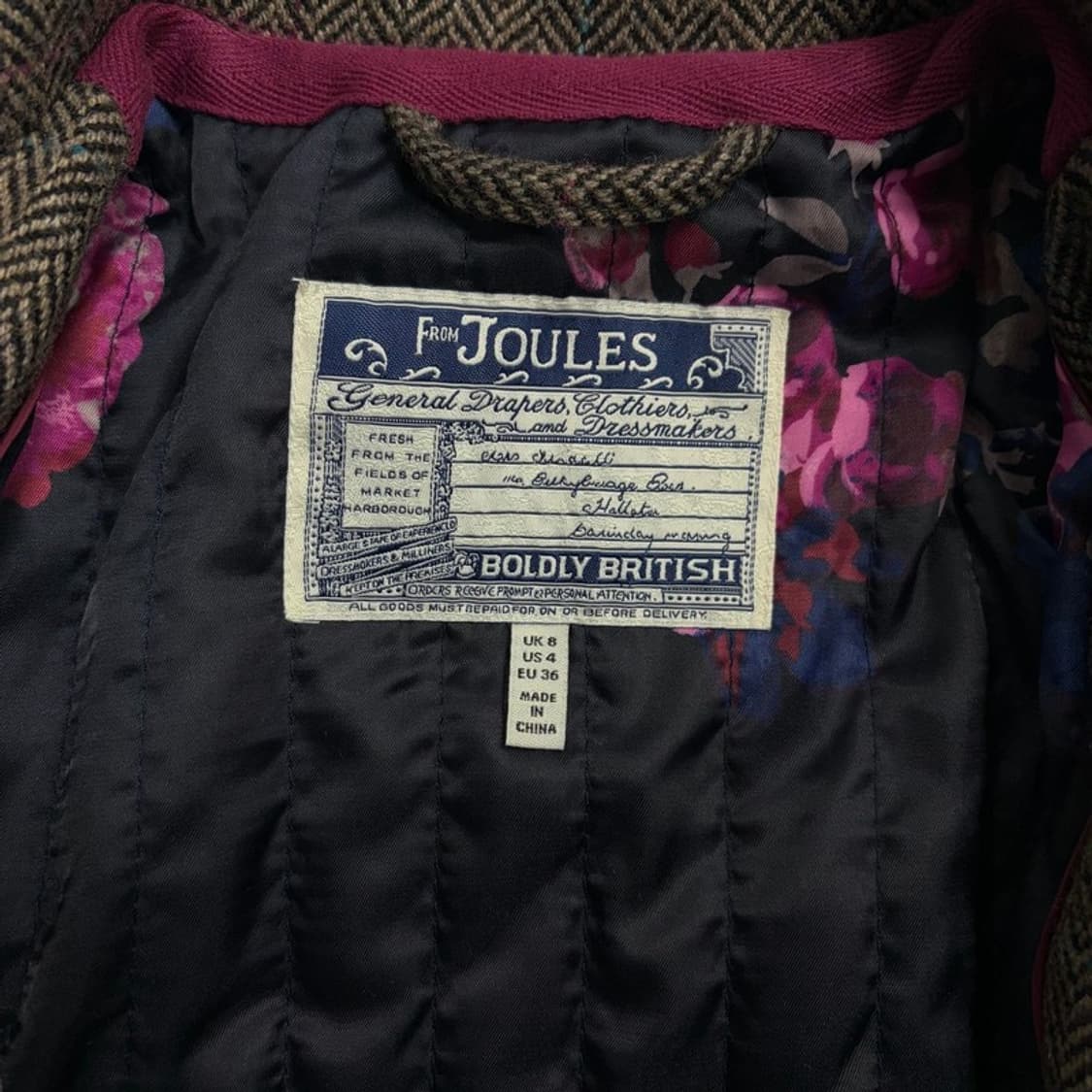 쥴스 울 블렌드 헤링본 집업 자켓 v1688 상품이미지7