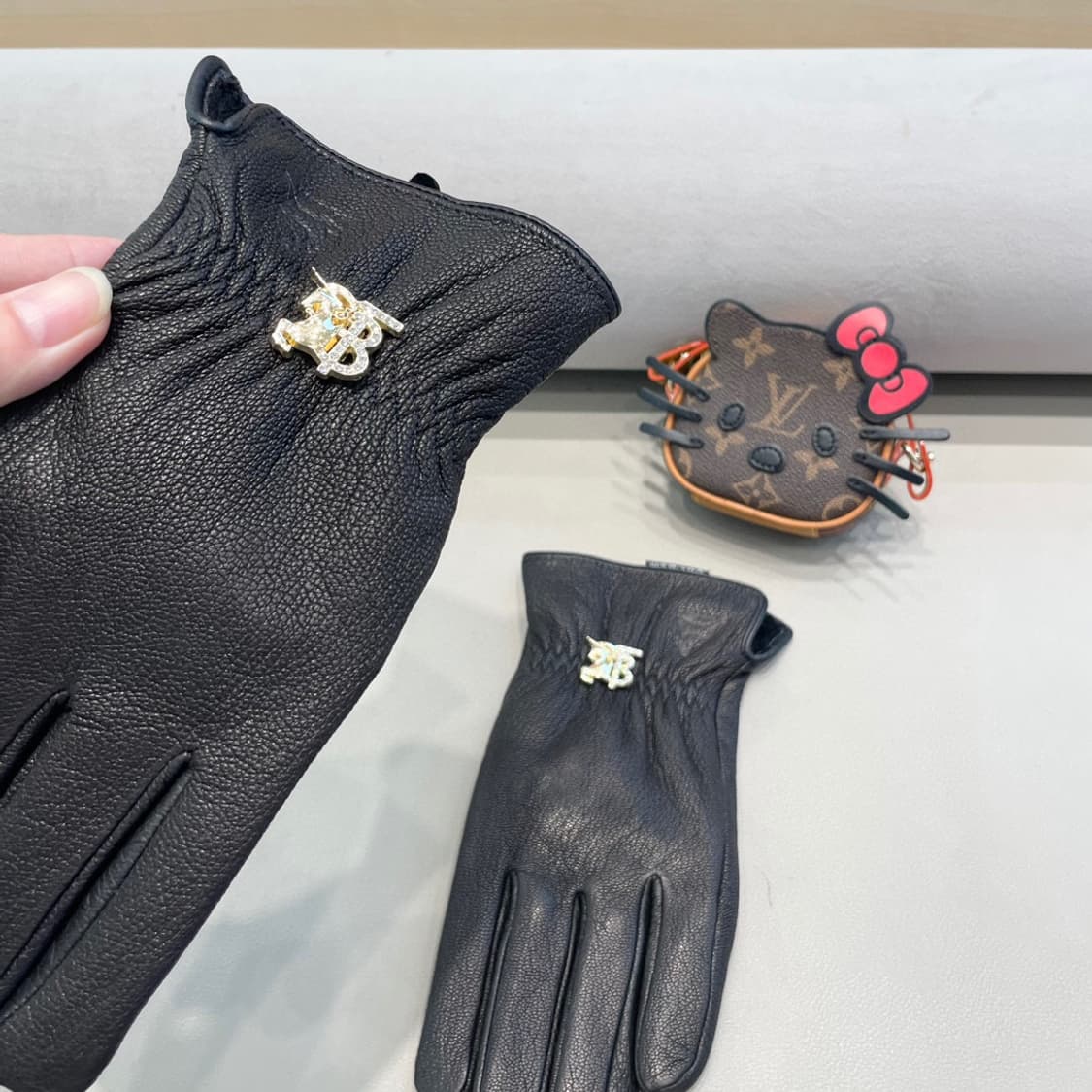 버버리 장갑 가을 겨울 보온 클래식 심플 상품이미지2