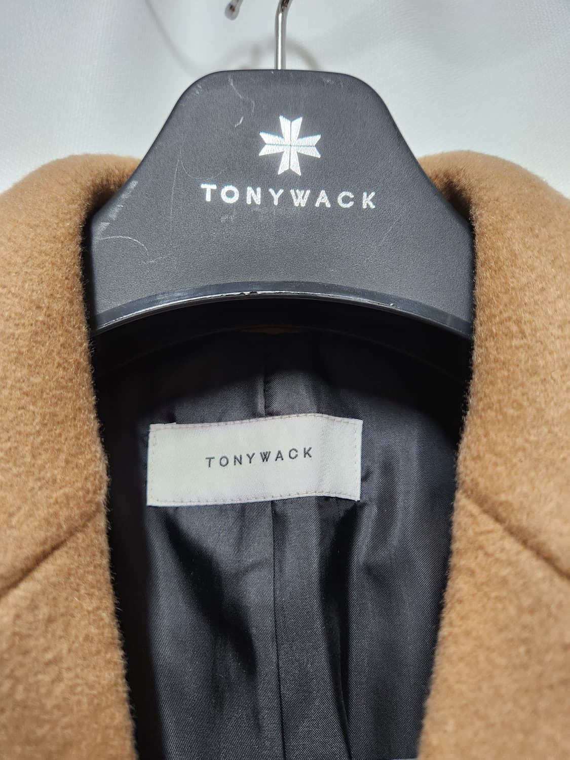 토니웩 코트 팝니다(카멜,95) 상품이미지3