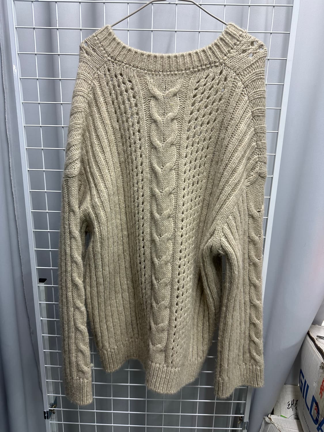 나누슈카 알파카 케이블니트 상품이미지5