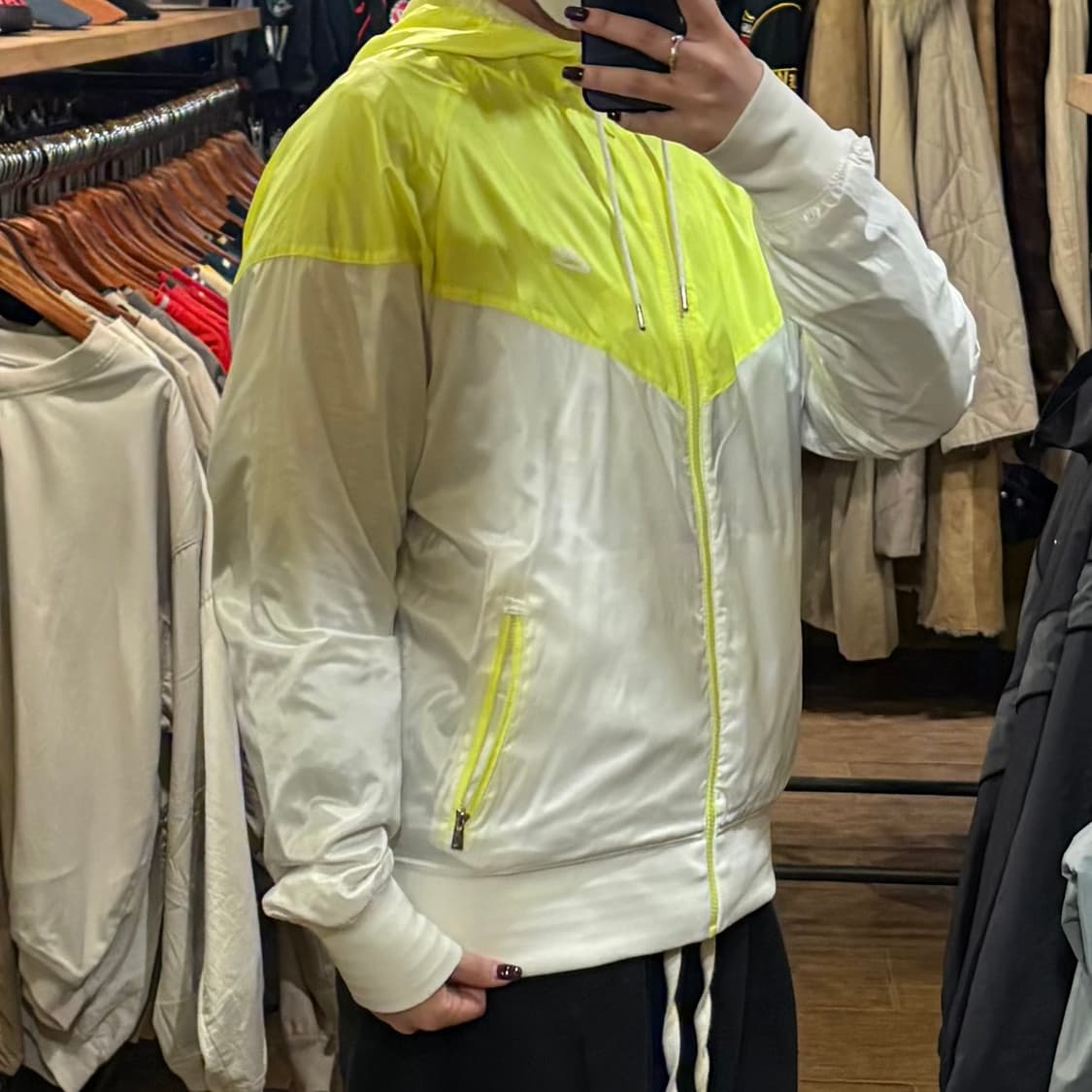 [HI] Nike 나이키 바람막이 화이트 상품이미지4