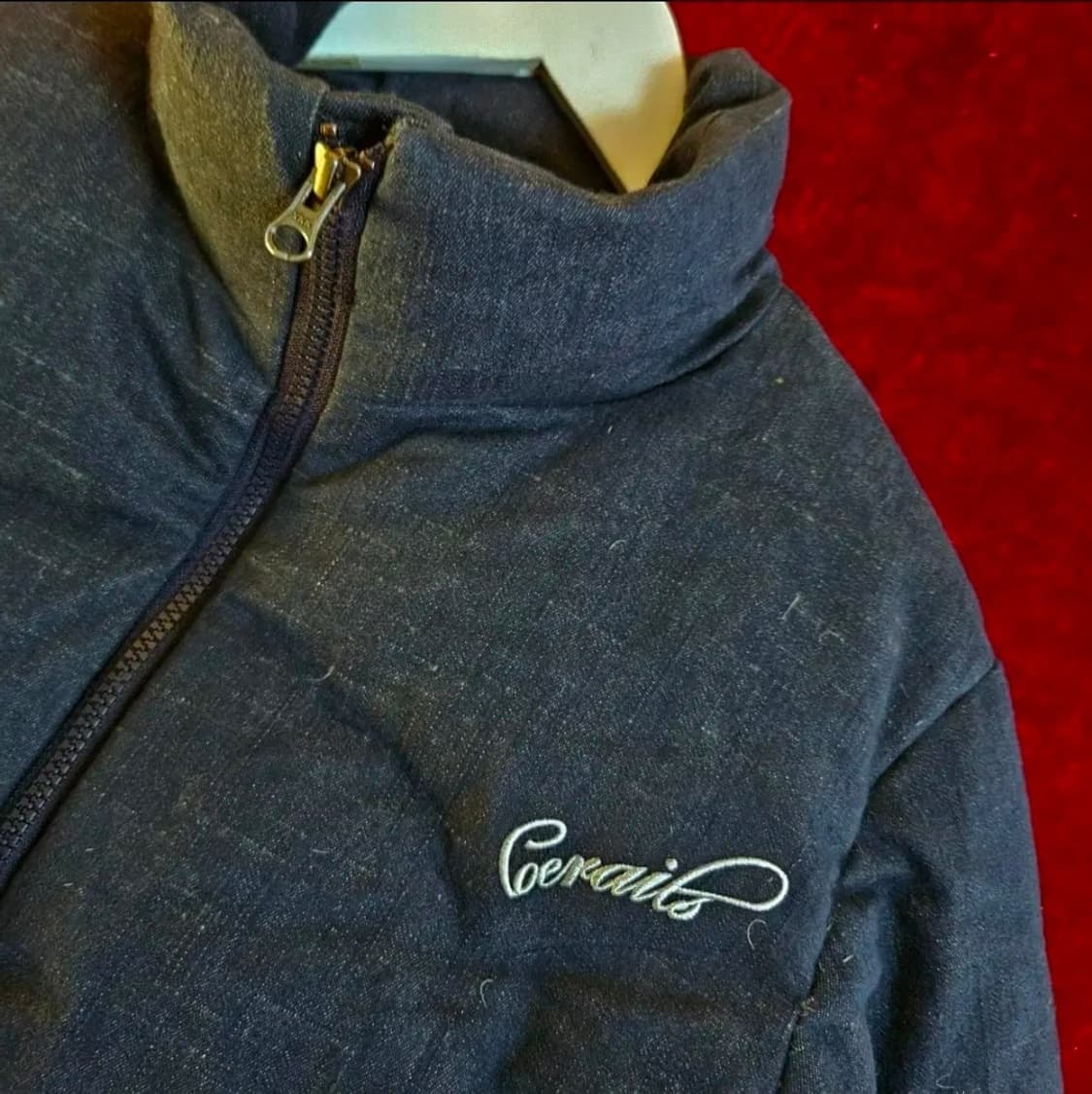 (미사용)로레일즈 데님 크롭 덕다운 자켓 상품이미지8