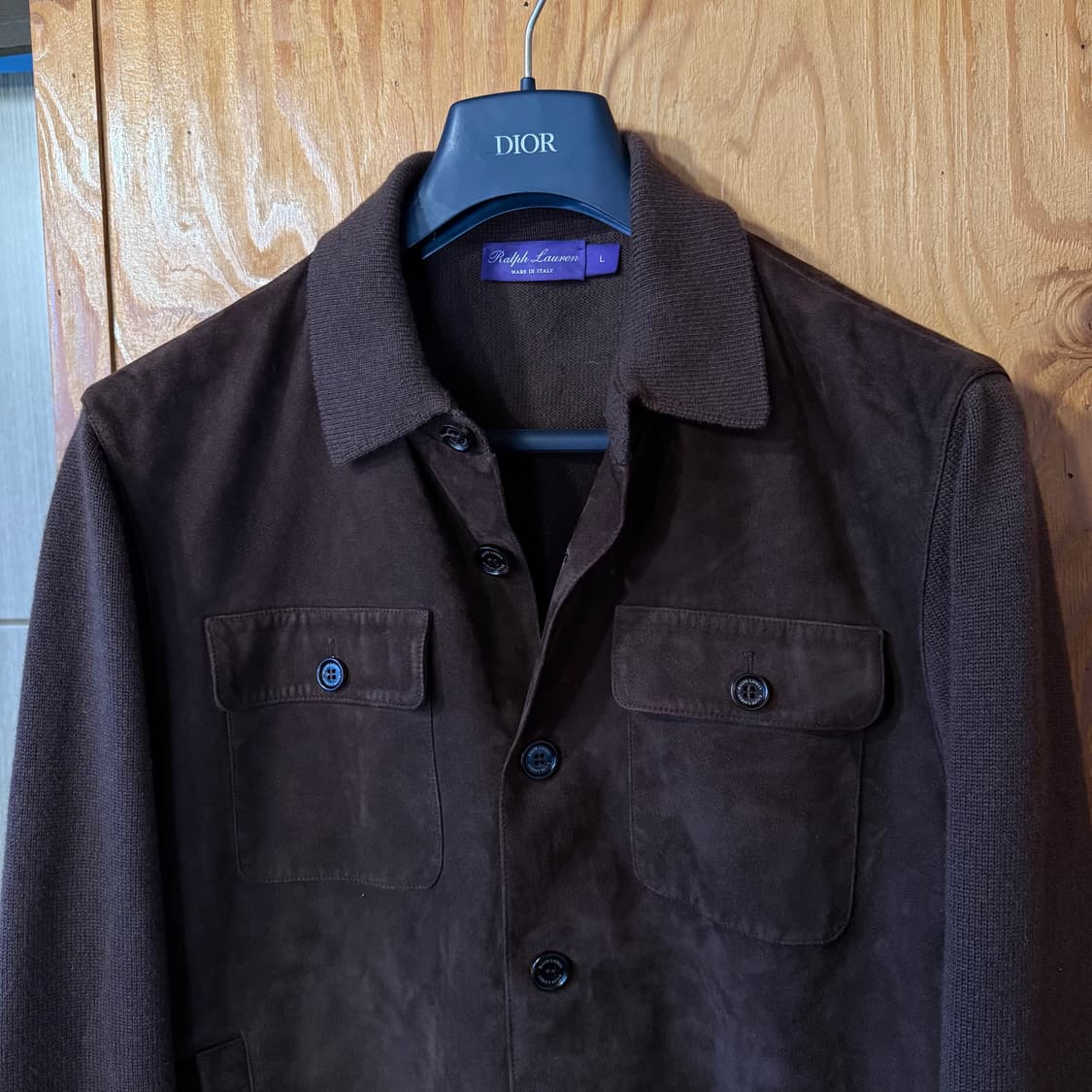 랄프로렌 퍼플라벨 24 F/w 스웨이드 캐시미어 자켓 상품이미지7