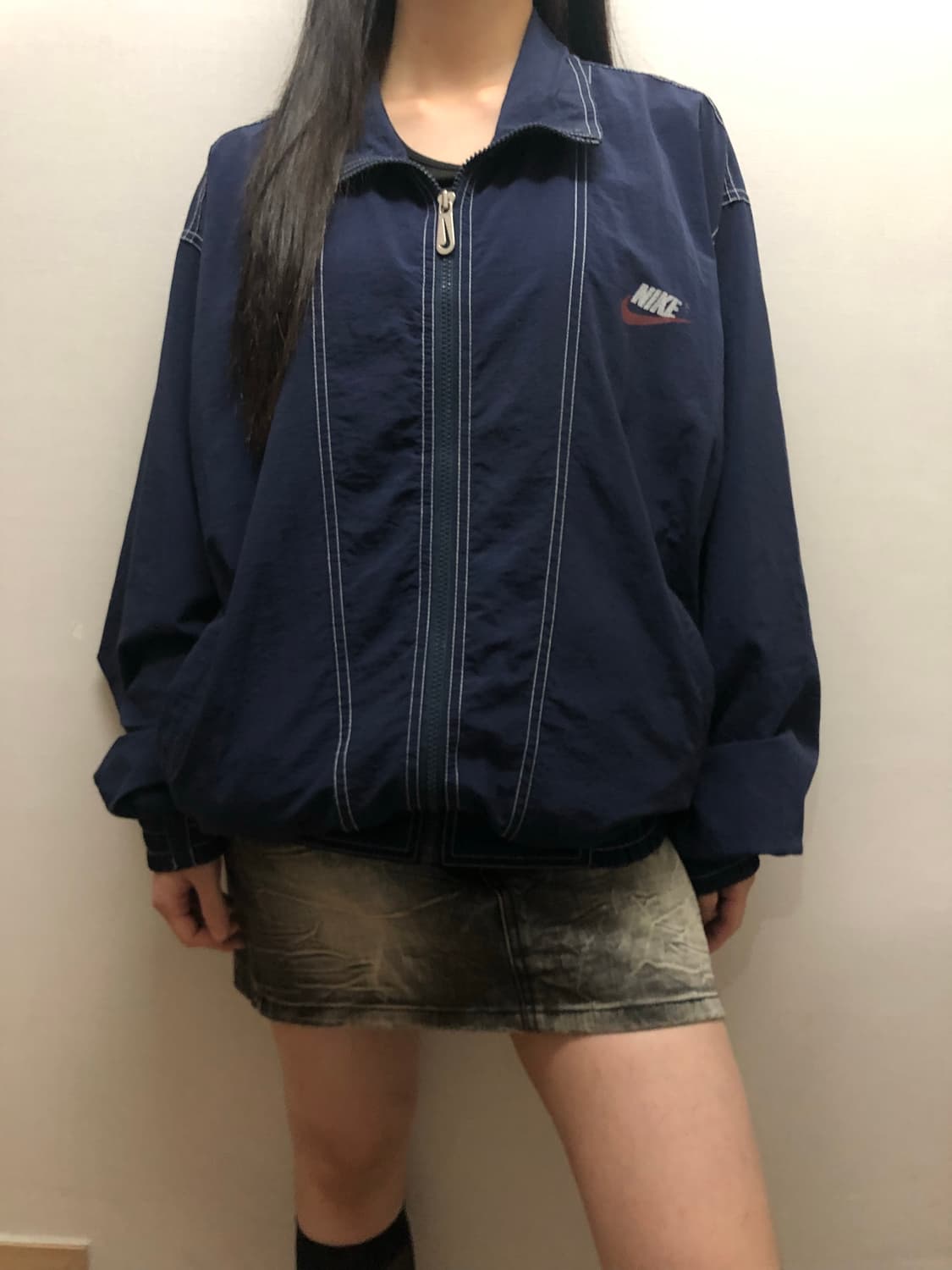 빈티지 나이키 네이비 바람막이 상품이미지5