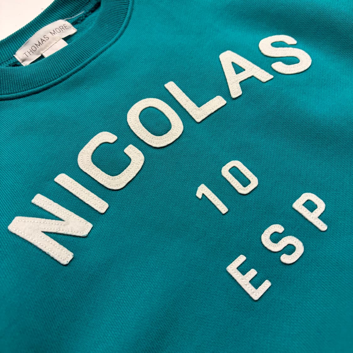 [S] 24FW 토마스모어 NICOLAS 맨투맨 티셔츠 그린 B956 상품이미지4