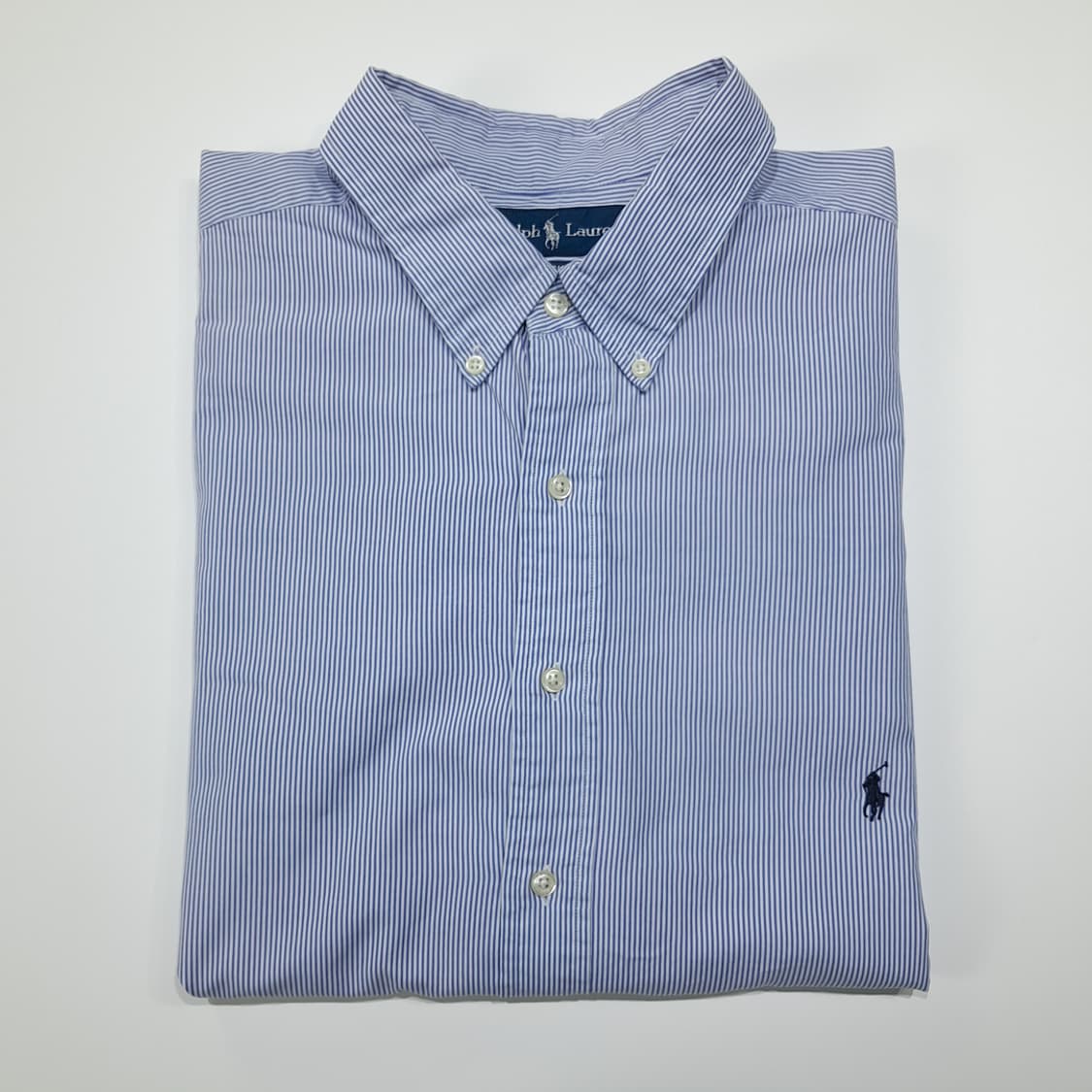 CL778 2XLT 폴로 00s 블루 스트라이프 버튼다운 셔츠 남방 상품이미지8
