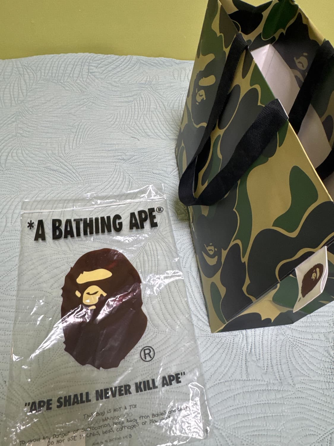 s급 베이프 맵 카모 샤크 릴릭스드 핏 풀 집 후드 레드(쇼핑백 포함) 상품이미지6