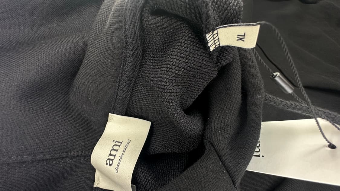 (새상품)아미 스몰 하트 로고 후드티 XL 상품이미지6