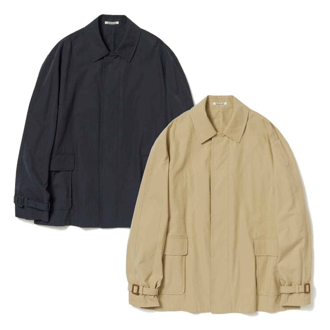 오라리 핀스 하드 트위스트 개버딘 블루종 4사이즈 상품이미지3