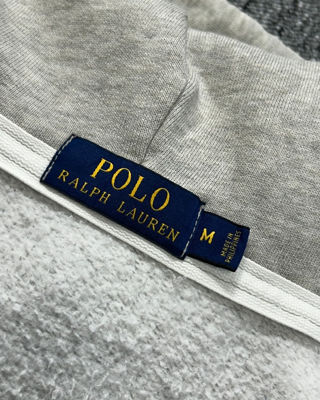 폴로 랄프로렌 화이트 포니 그레이 후드집업  상품이미지8