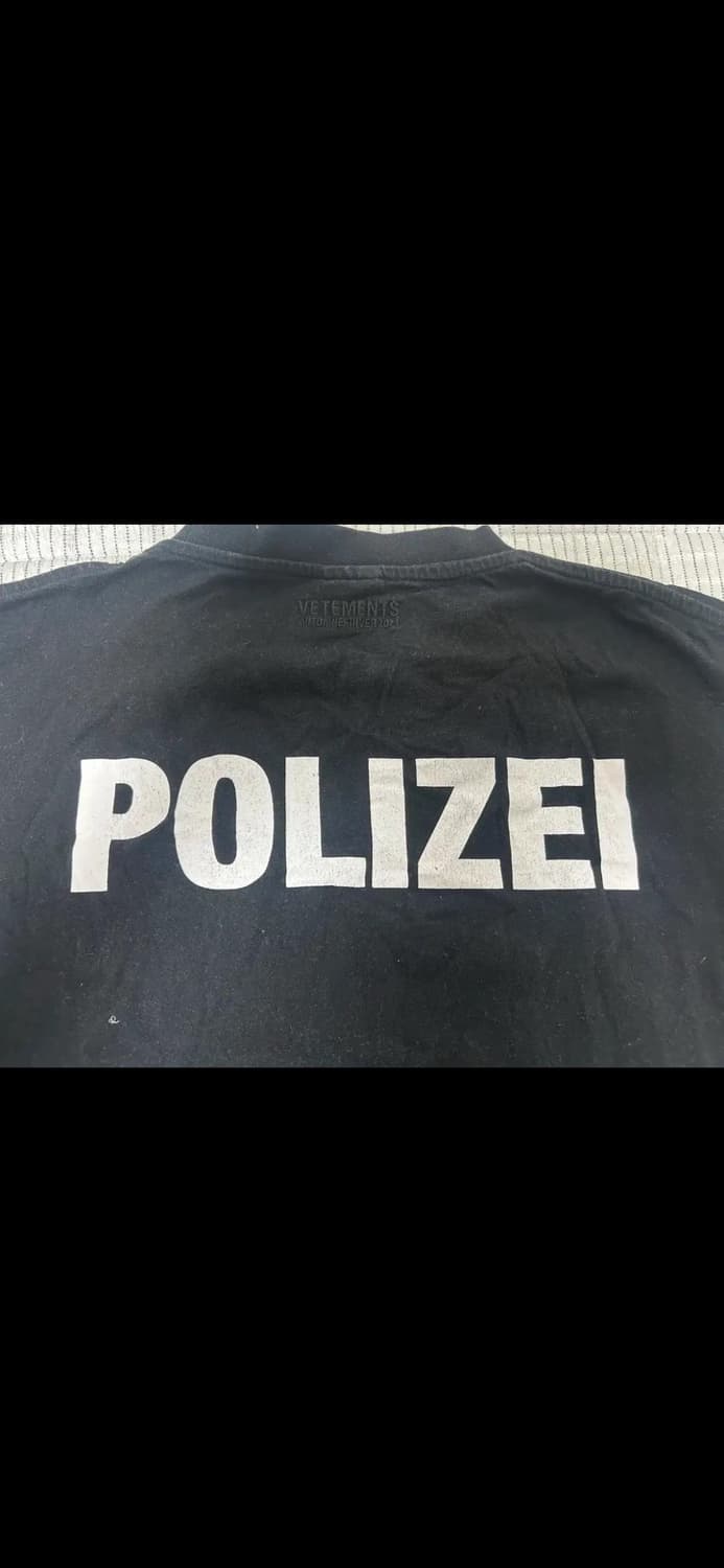 [XL] 베트멍 폴리자이 반팔 티셔츠 블랙 상품이미지3