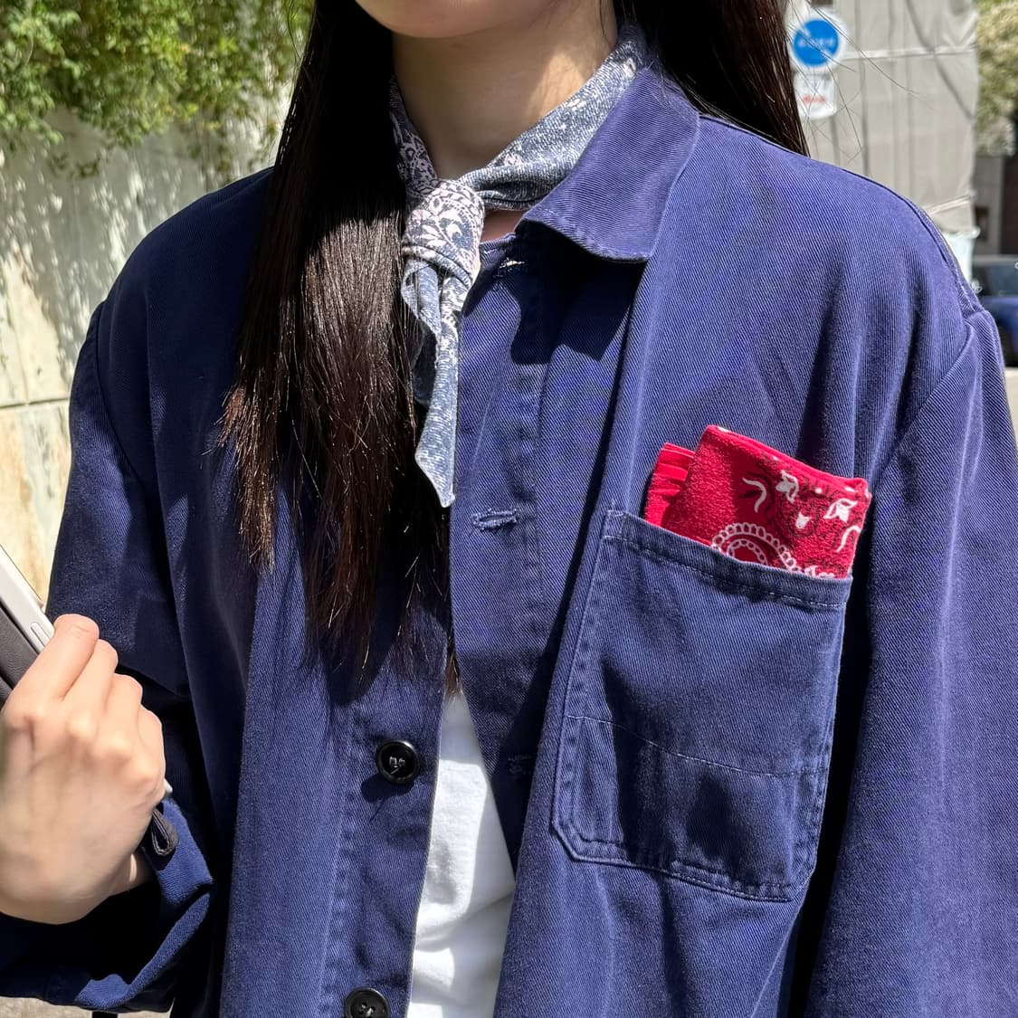 80-90s 레드 페이즐리 반다나 상품이미지4