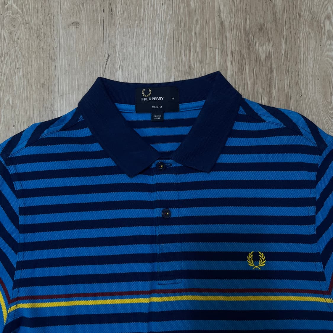 프레드페리 월계수 스트라이프 PK 반팔 카라티 M/95 상품이미지2