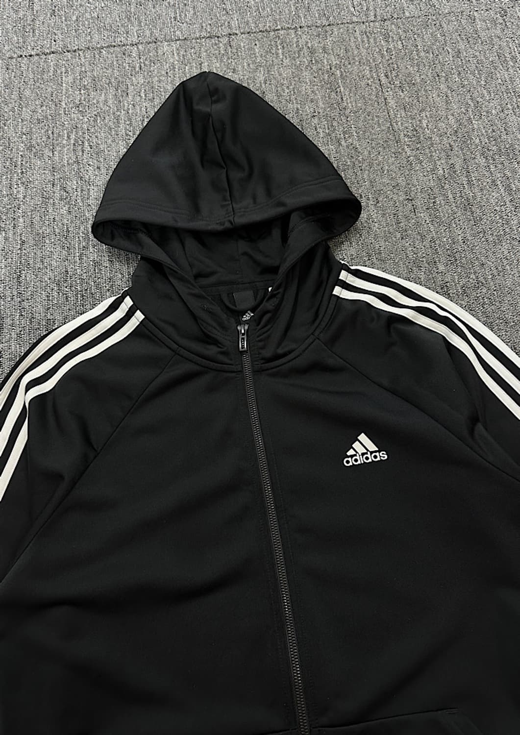 아디다스 기모 져지 후드 집업  상품이미지2