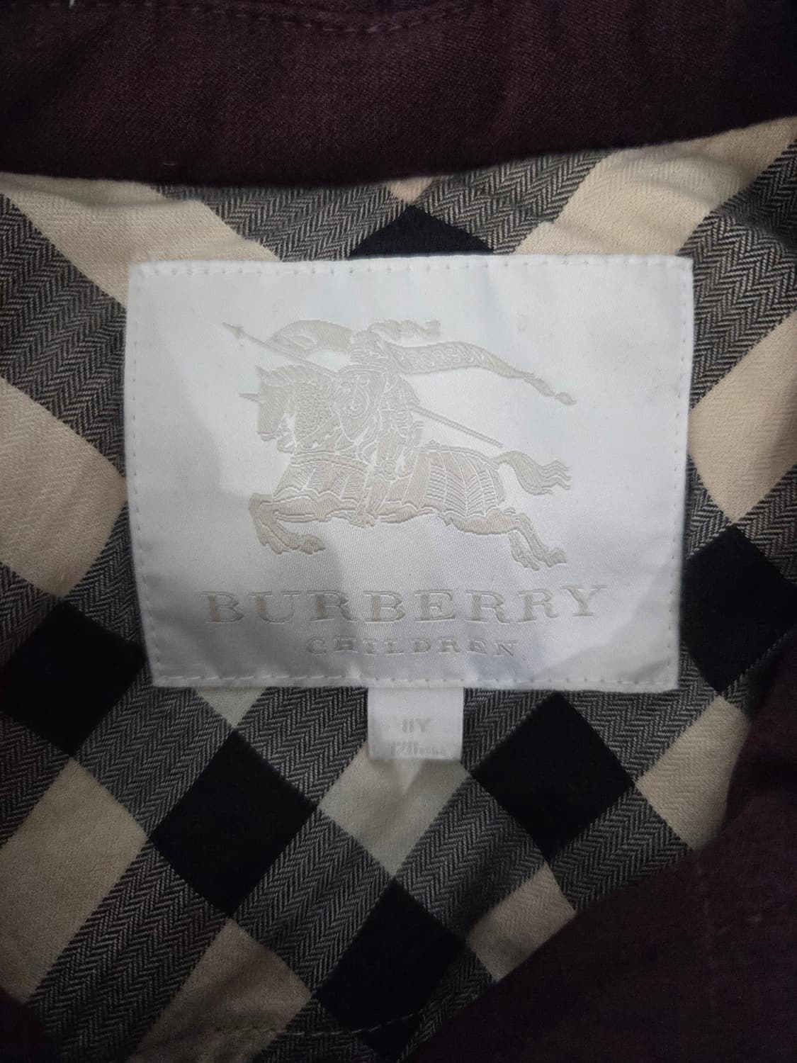 버버리 칠드런 여아 퀼팅 다운 패딩 자켓 상품이미지6