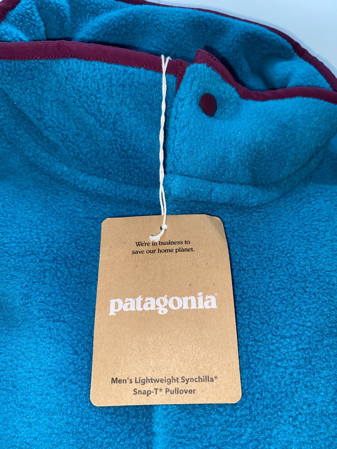 23FW 파타고니아 신칠라 스냅-T 터콰이즈/퍼플 상품이미지5