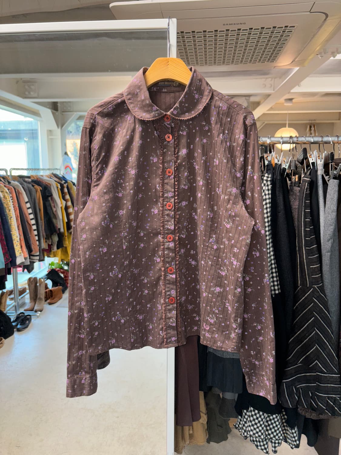 빈티지 프릴 셔츠 상품이미지3