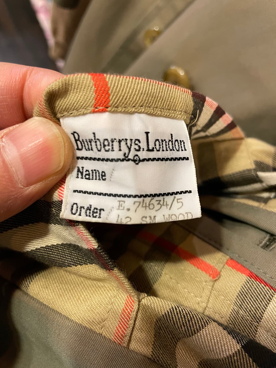 90s 버버리 트렌치코트 상품이미지10