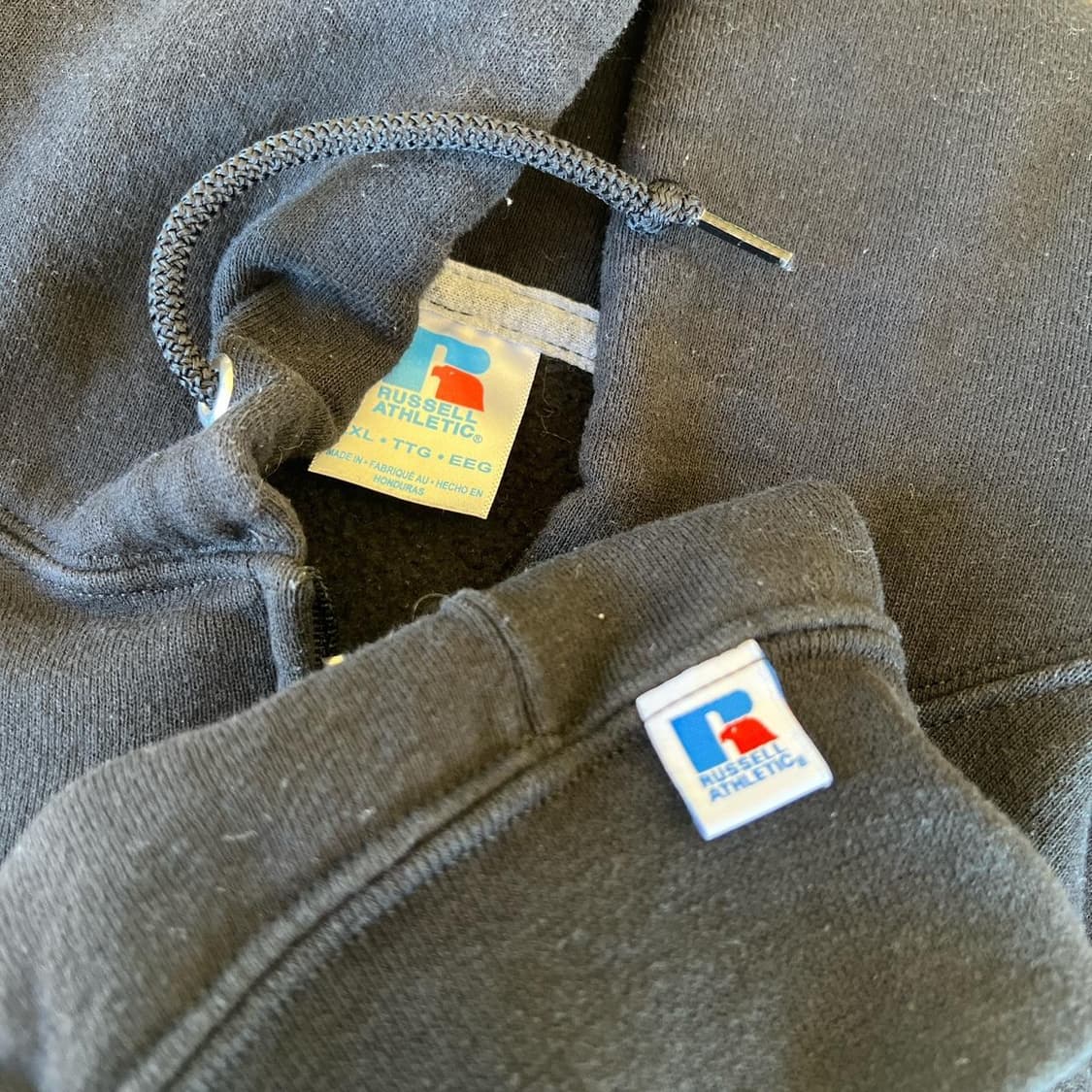 러셀 애슬레틱 스웻 후드집업 네이비 상품이미지3