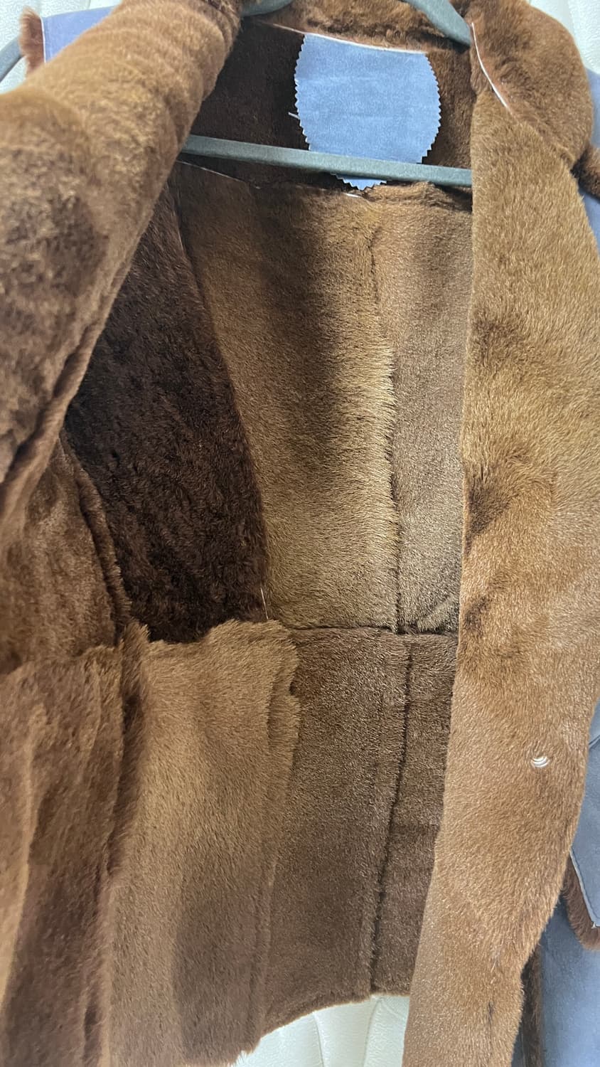 스웨이드 무스탕 퍼 베스트 조끼 66호 상품이미지3