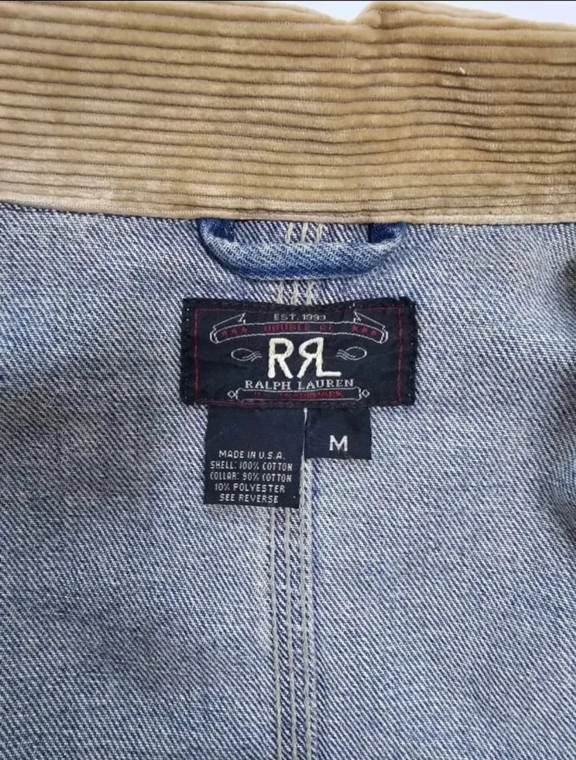 더블알엘 덩가리 데님 자켓 상품이미지4