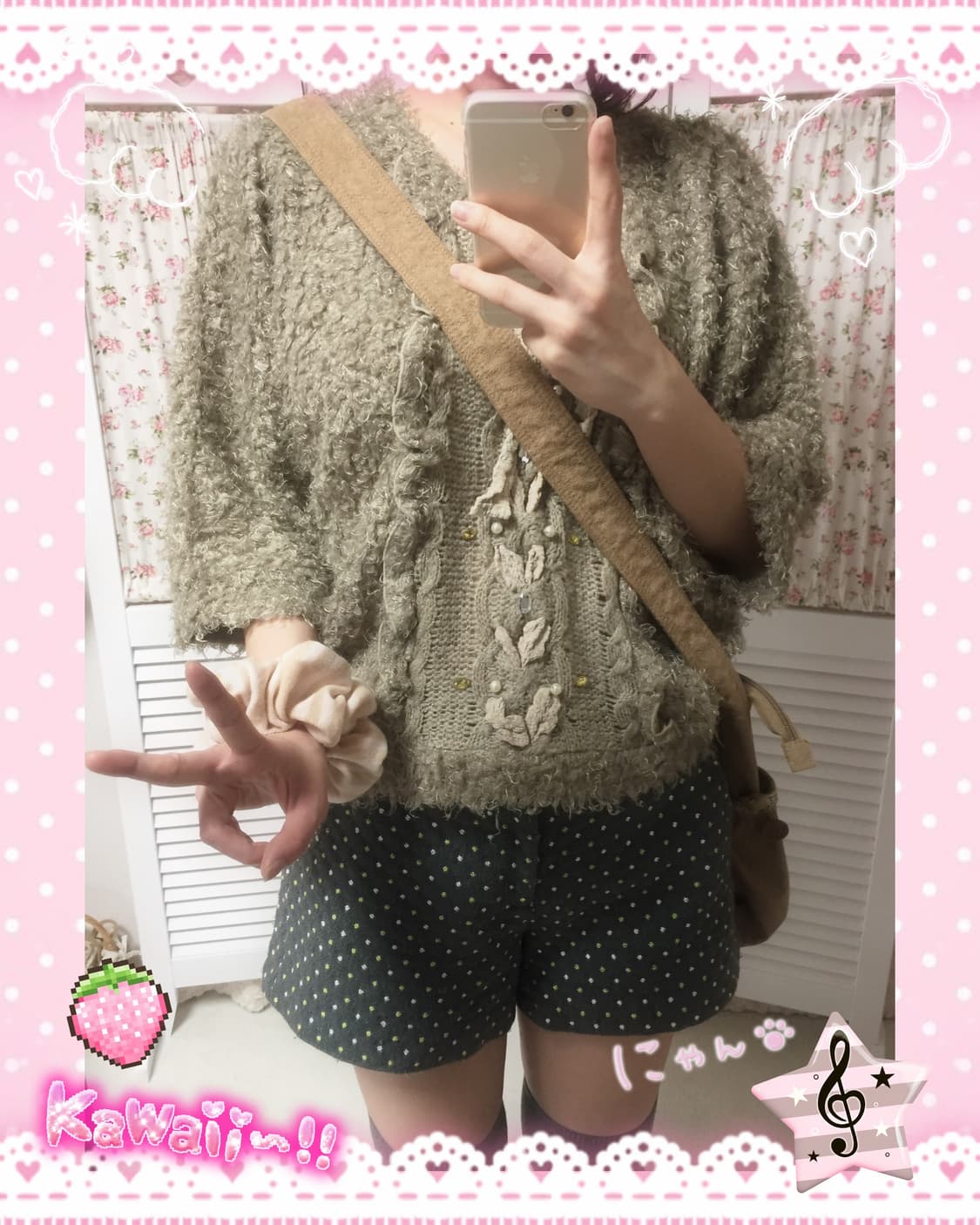 빈티지 도트 숏팬츠 상품이미지1