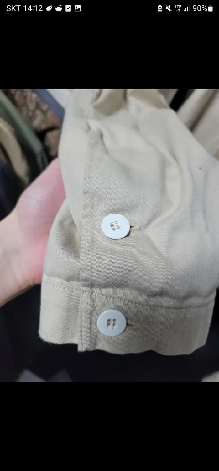 [착샷] 90년대 빈티지 스웨덴군 몰스킨 더블브레스티드 셰프자켓 쿡자켓 상품이미지5