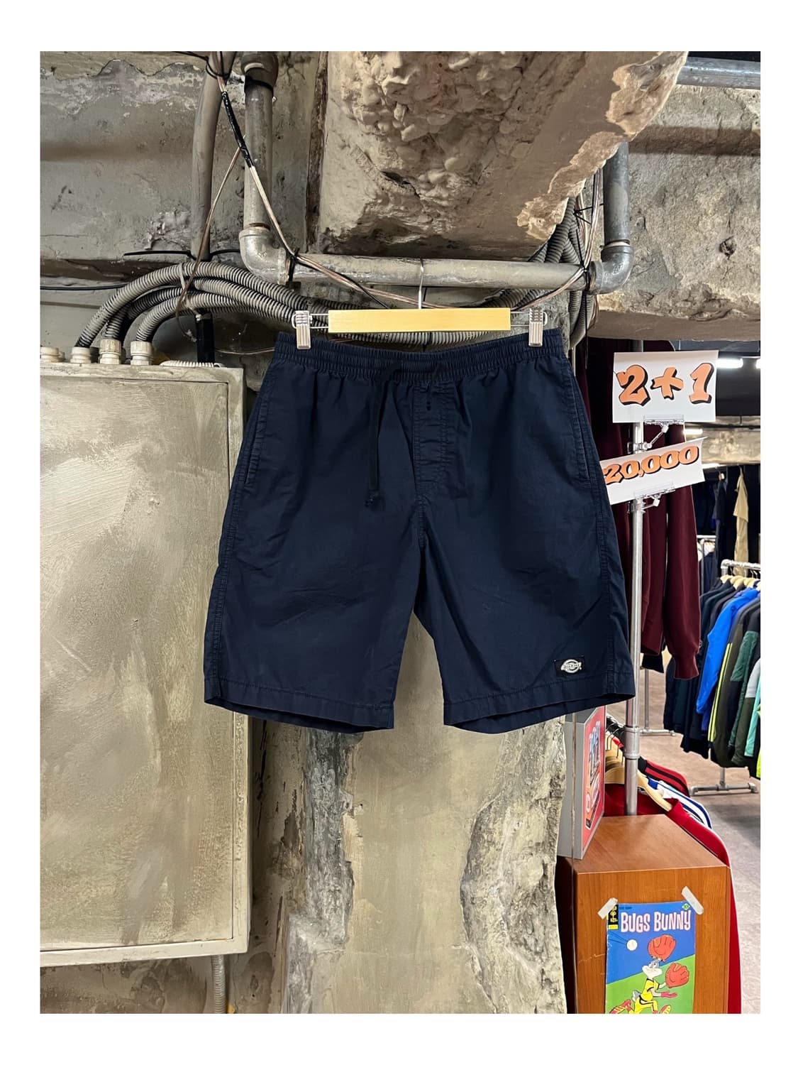 디키즈 밴딩 하프 팬츠 네이비 M #csz3474 상품이미지1