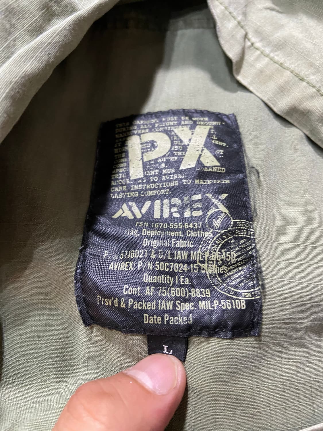 Avirex 아비렉스 재팬 정글 퍼티그 자켓 상품이미지7