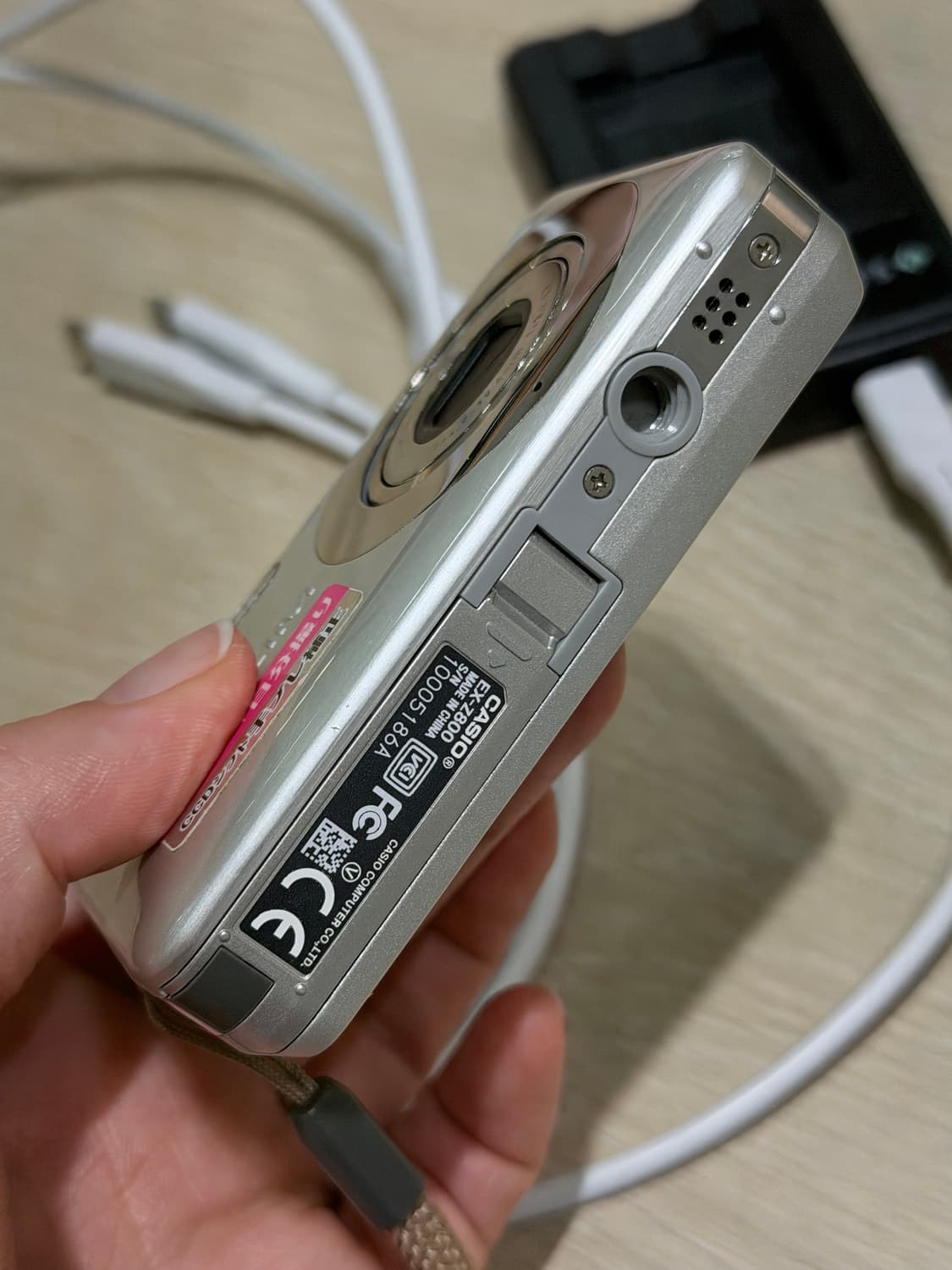 카시오 EXILIM EX-Z800 실버 색상 빈티지 디카 상품이미지4