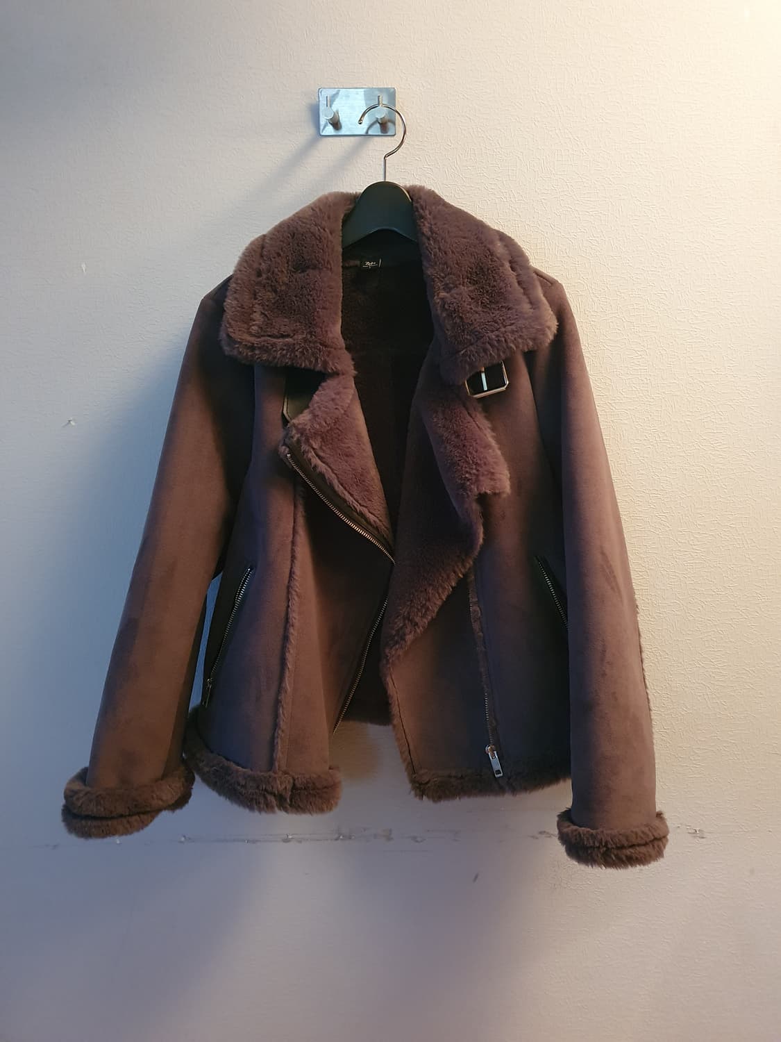 ZEN 스웨이드 무스탕 자켓 브라운)F 상품이미지1