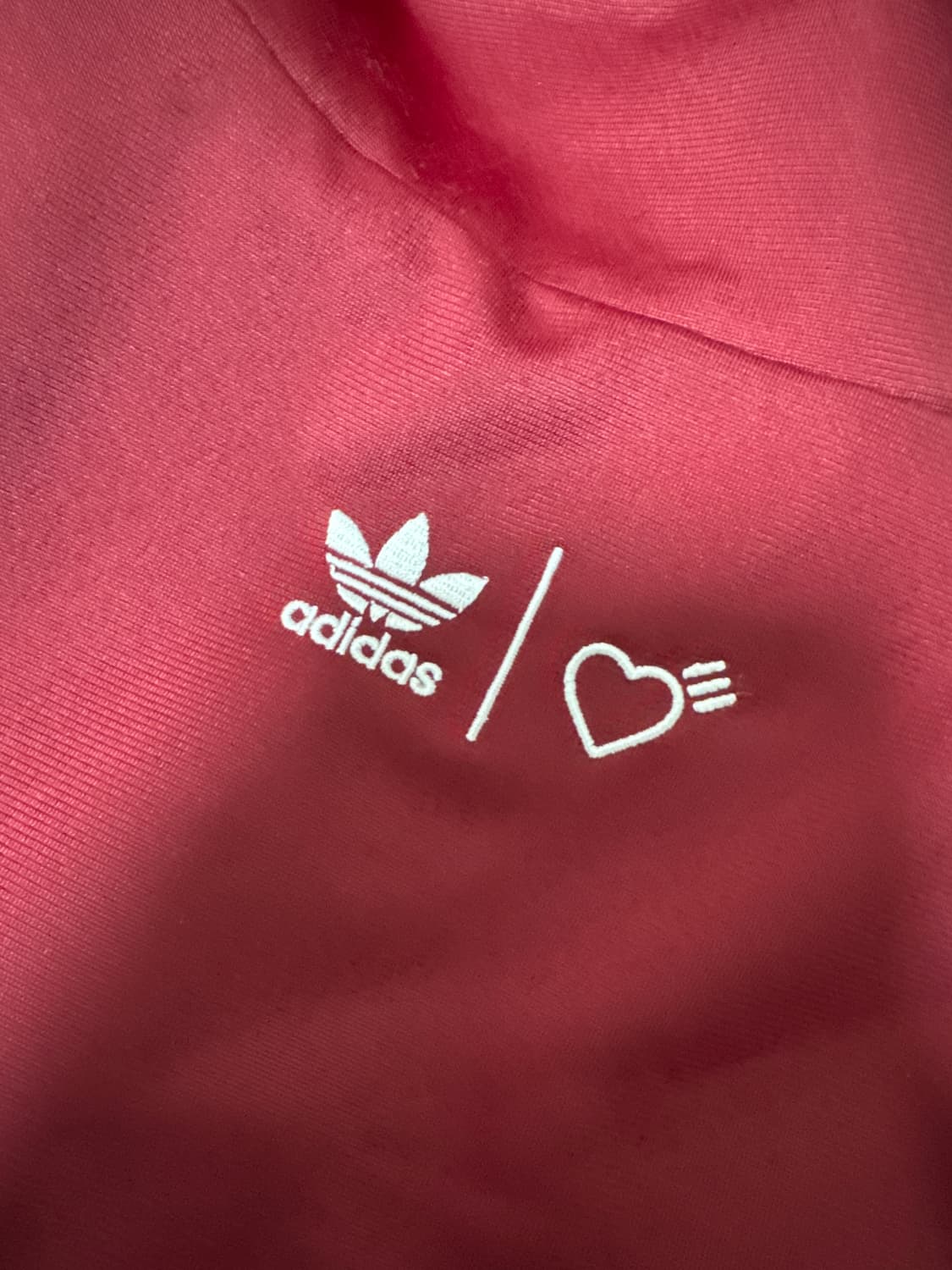  아디다스 X 휴먼메이드 리버서블 트랙 자켓 버건디 상품이미지2