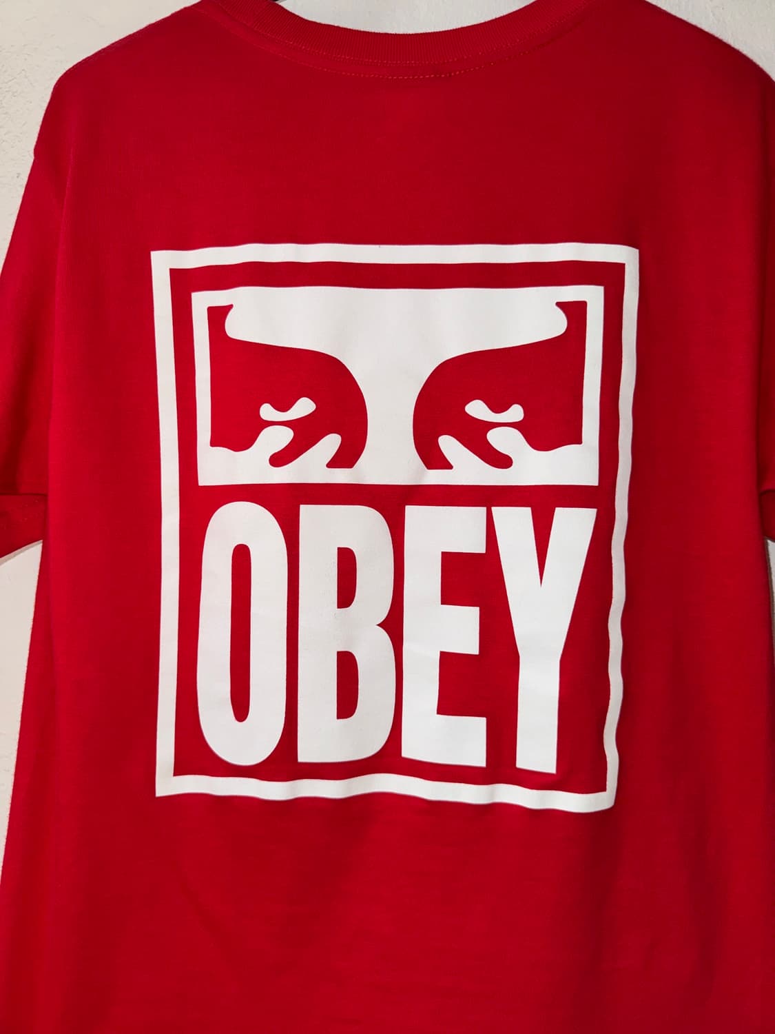 [S]Obey 오베이 레드 반팔티셔츠 상품이미지2
