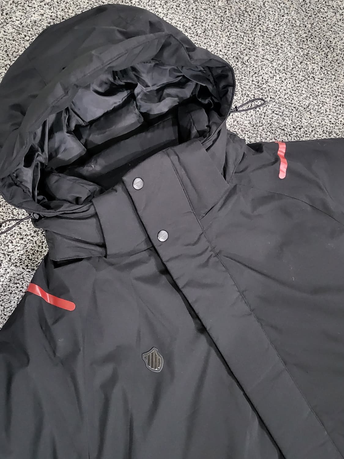 K-Swiss 블랙 롱패딩(오리털 70%, 깃털 30%) 상품이미지4