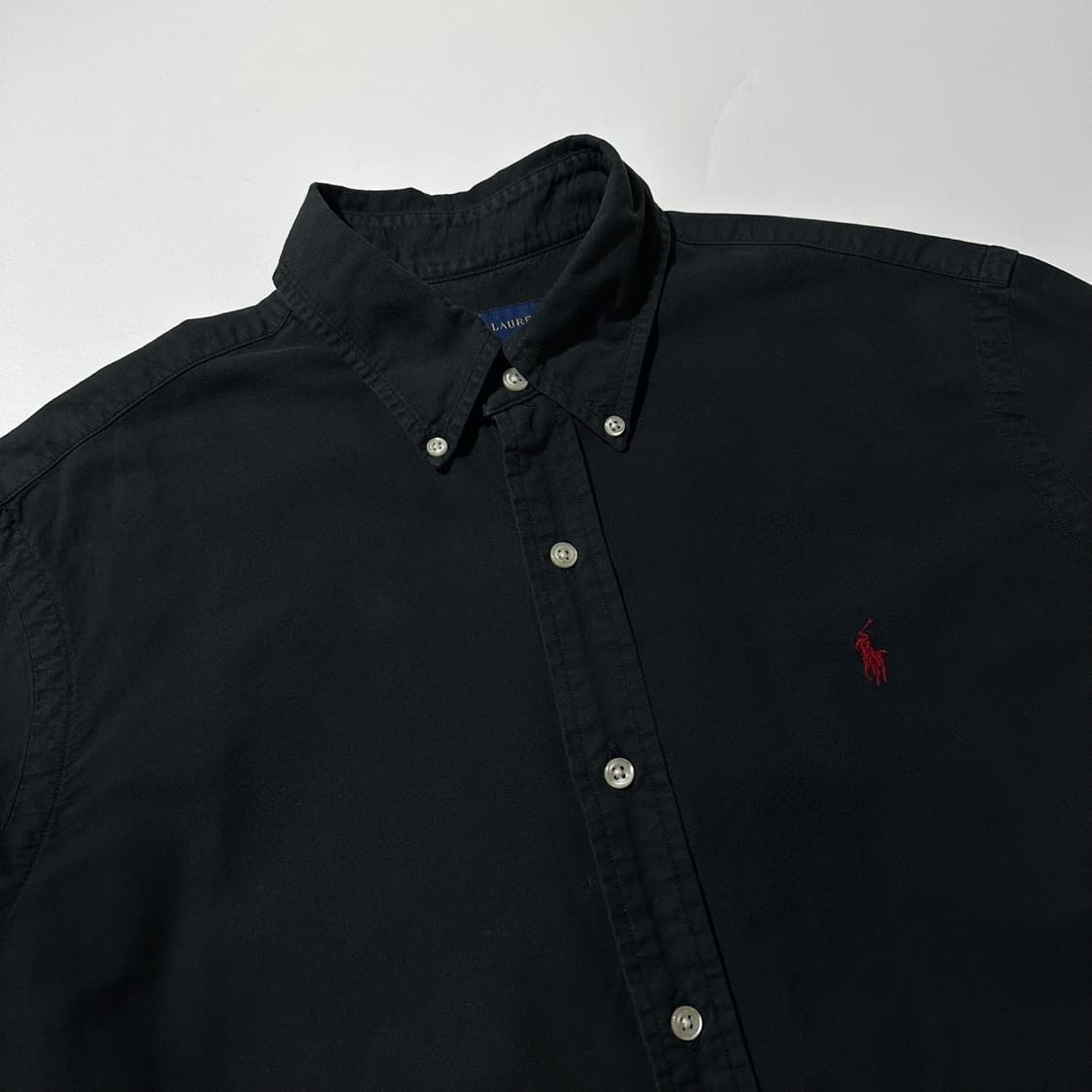 폴로 랄프로렌 셔츠 블랙 상품이미지3