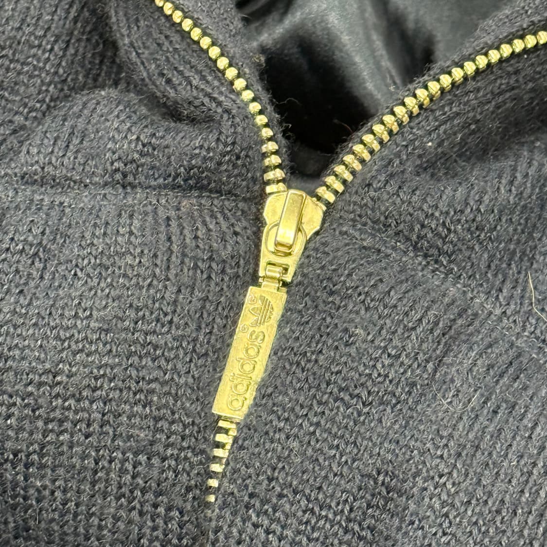 아디다스 네이비 숏 울 패딩 자켓 90 상품이미지8