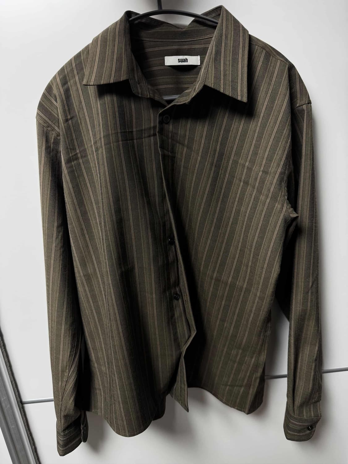 [1]suah 체크 크롭셔츠  상품이미지2