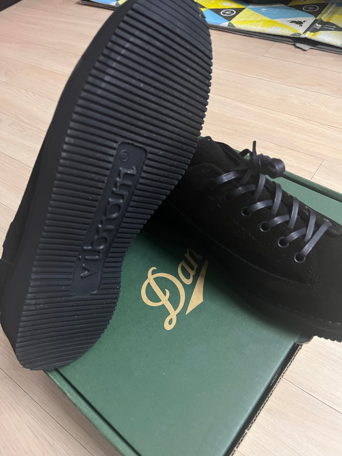 대너 불 런 로우 스웨이드 블랙 새상품 상품이미지4