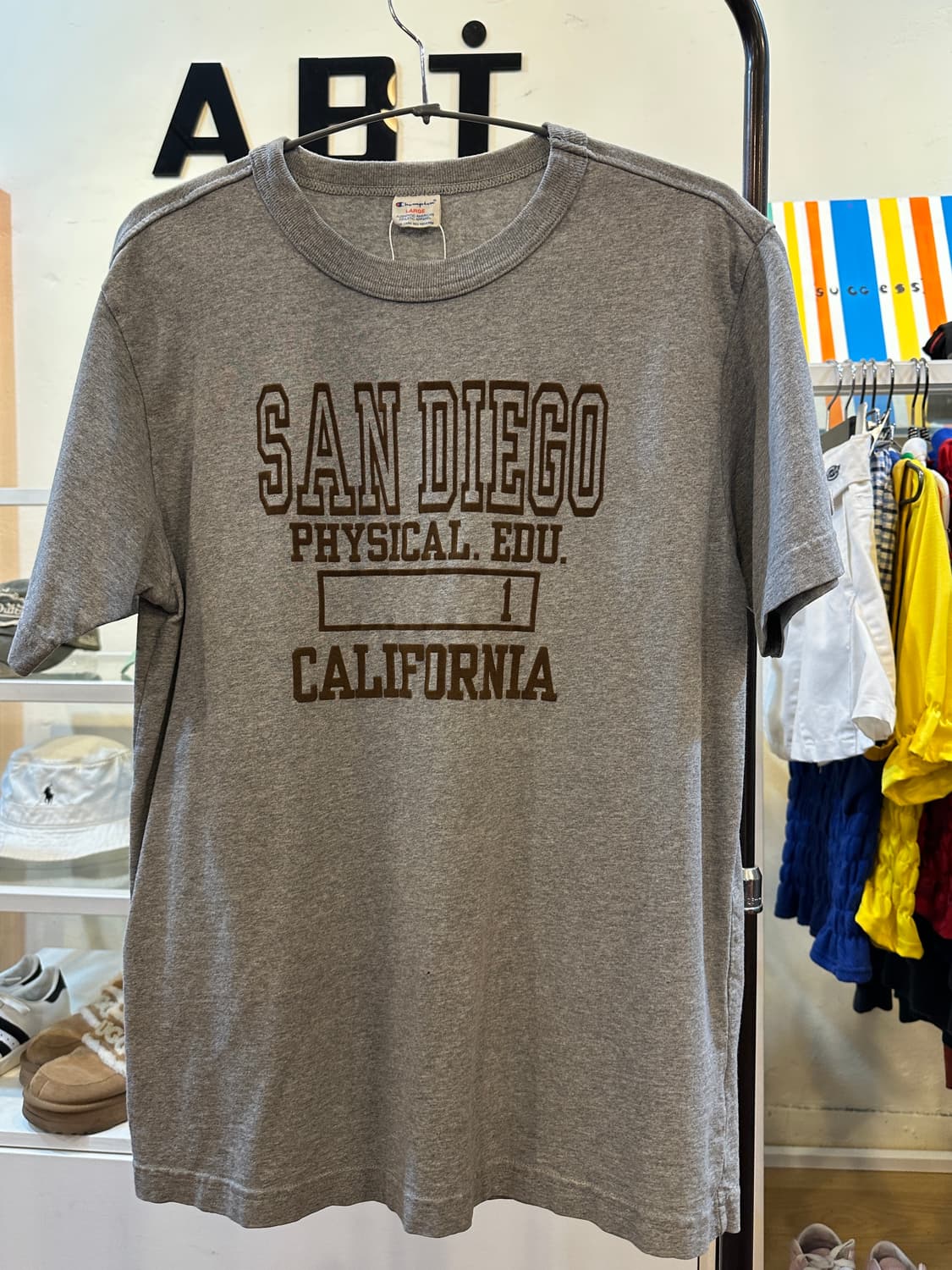 챔피온 우먼스 샌디에이고 프린팅 반팔 L 상품이미지1