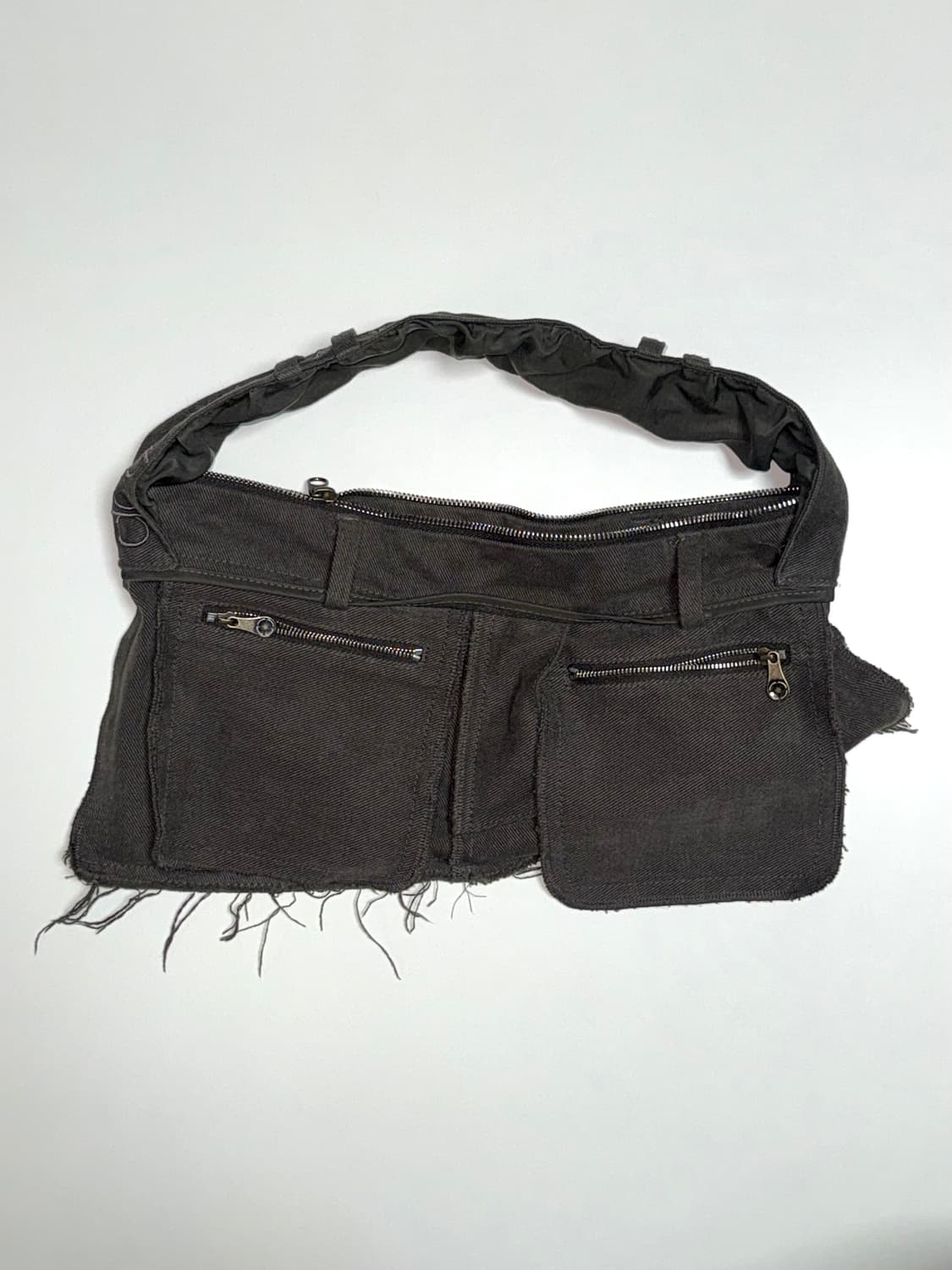 odlyworkshop charcoal denim trouser bag 상품이미지1