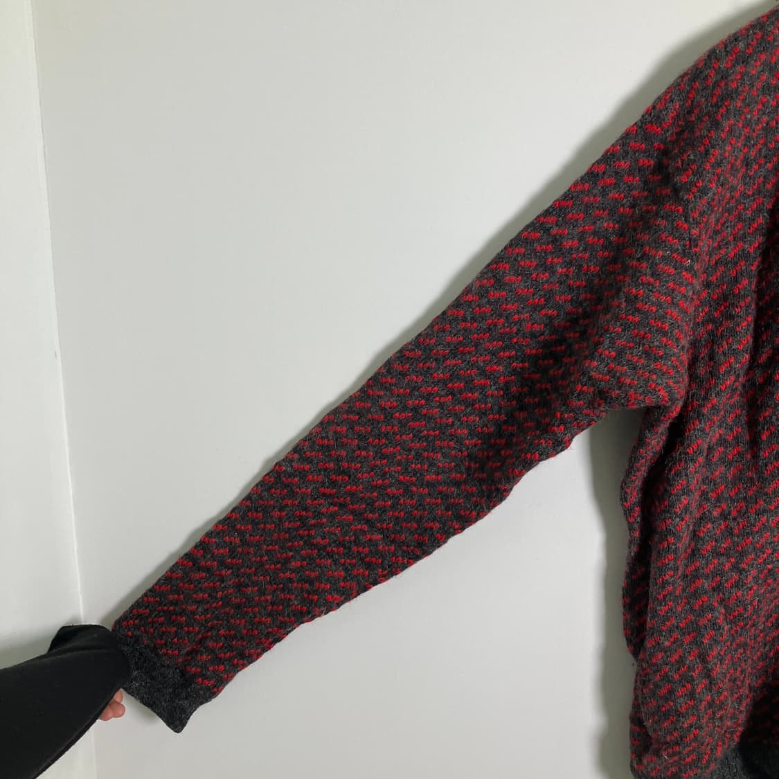 엘엘빈 빈티지 버드아이 울 가디건 XL 상품이미지6