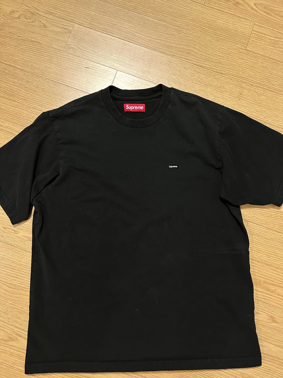 슈프림 박스로고 반팔 블랙  상품이미지1